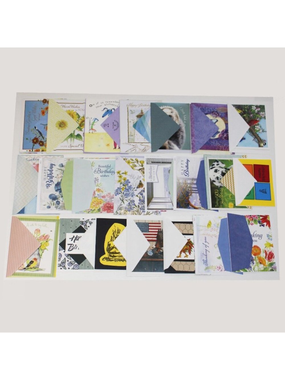 Lot of 22 All Occasion Cards Some Hand-Crafted New